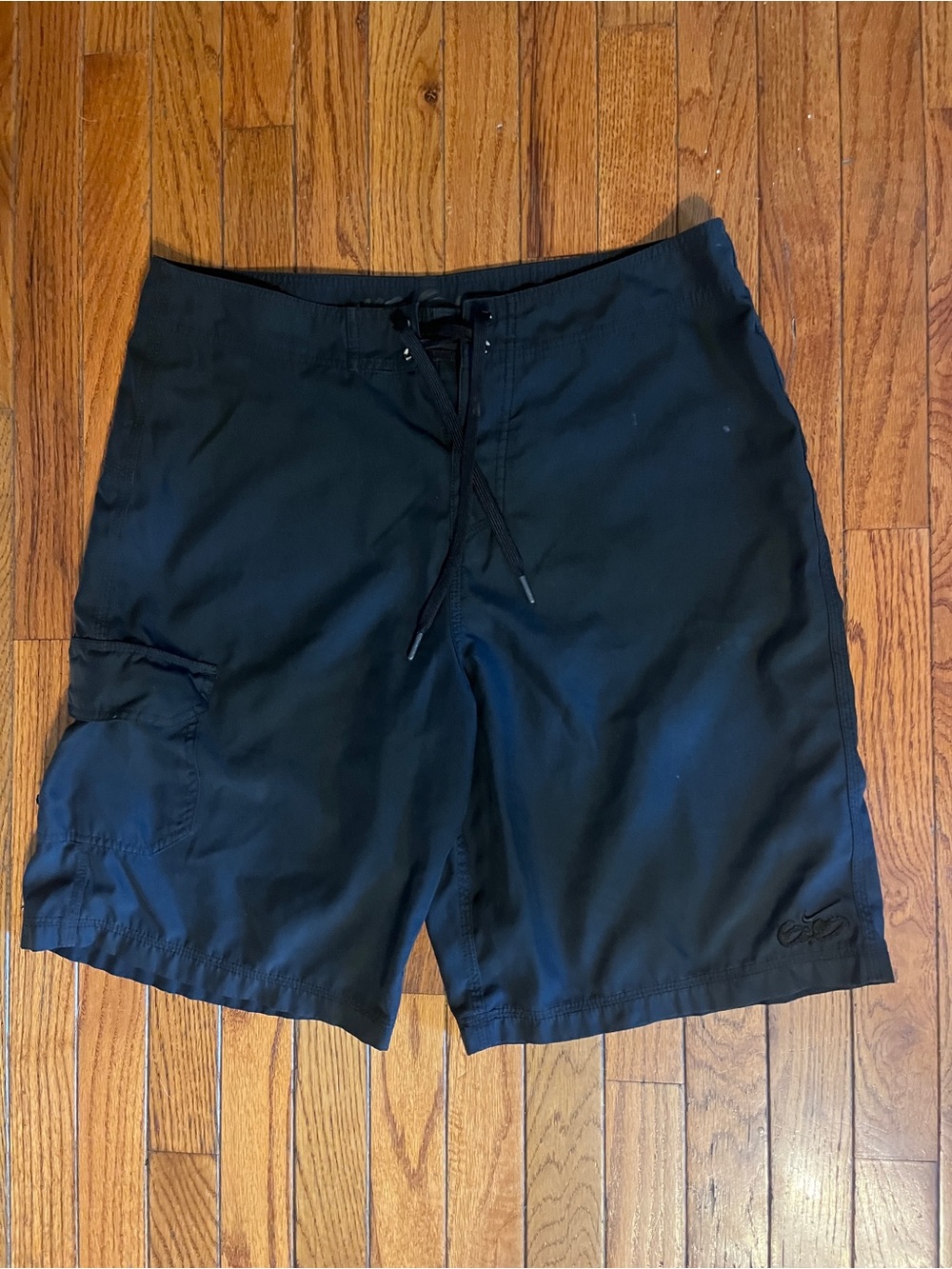 Men's Nike 6.0 Black Swim Trunks 34 medium